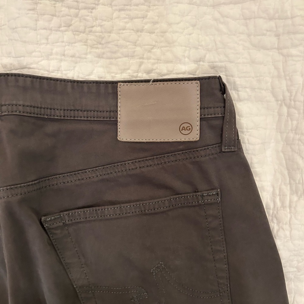 AG Adriano Goldschmied Men's Slim Jeans in Dark Gray